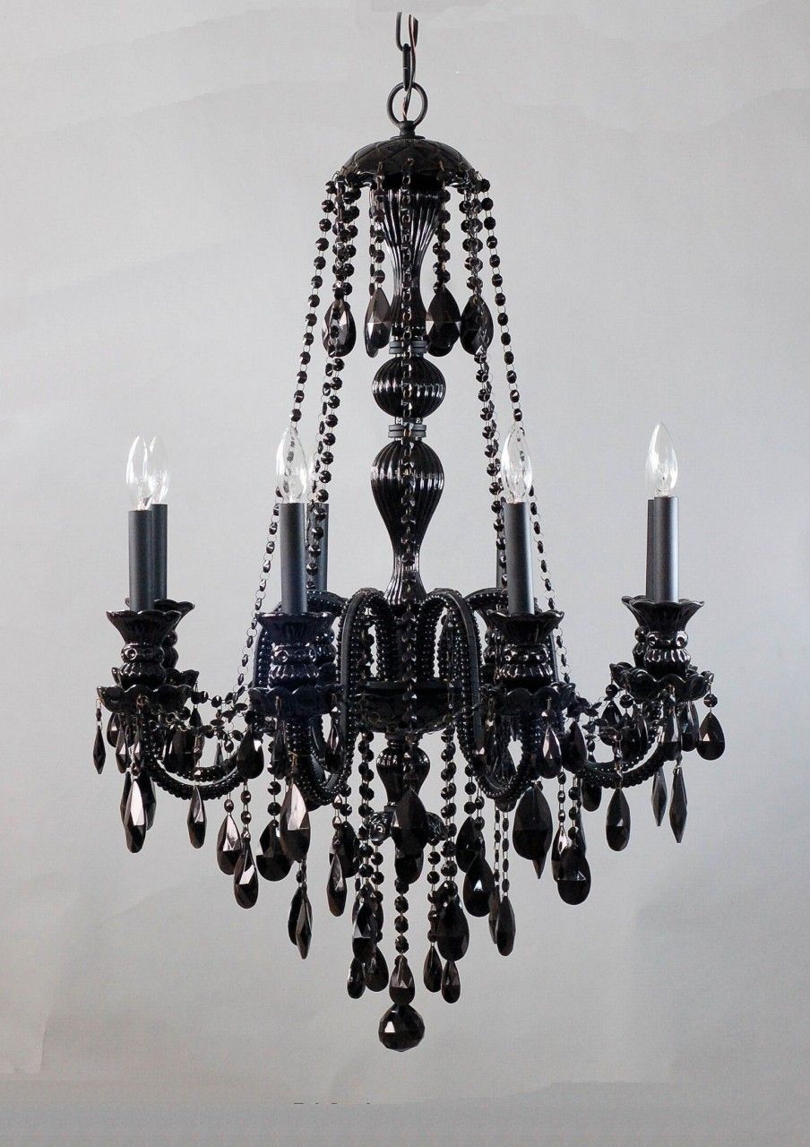 Black Chandelier Lighting Pinterest Black Chandelier And Within Black Gothic Chandelier (View 9 of 12)