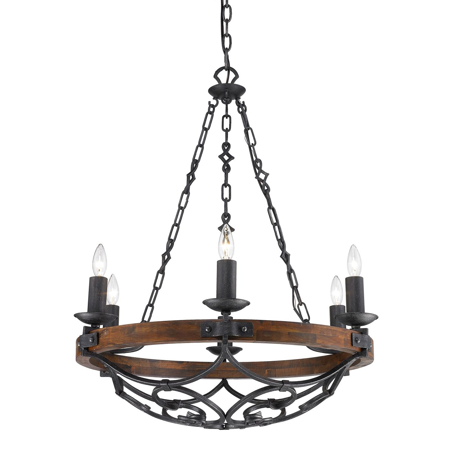 Black Chandeliers 500 Crystal Wrought Iron Mini Chandeliers Throughout Wrought Iron Chandelier (Photo 4 of 12)