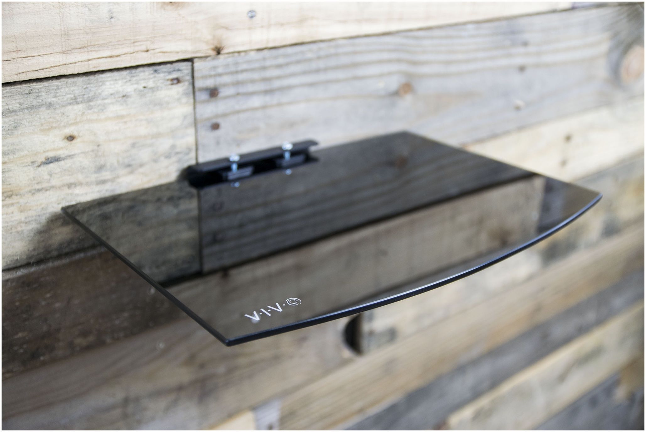 Featured Photo of The Best Floating Black Glass Shelf
