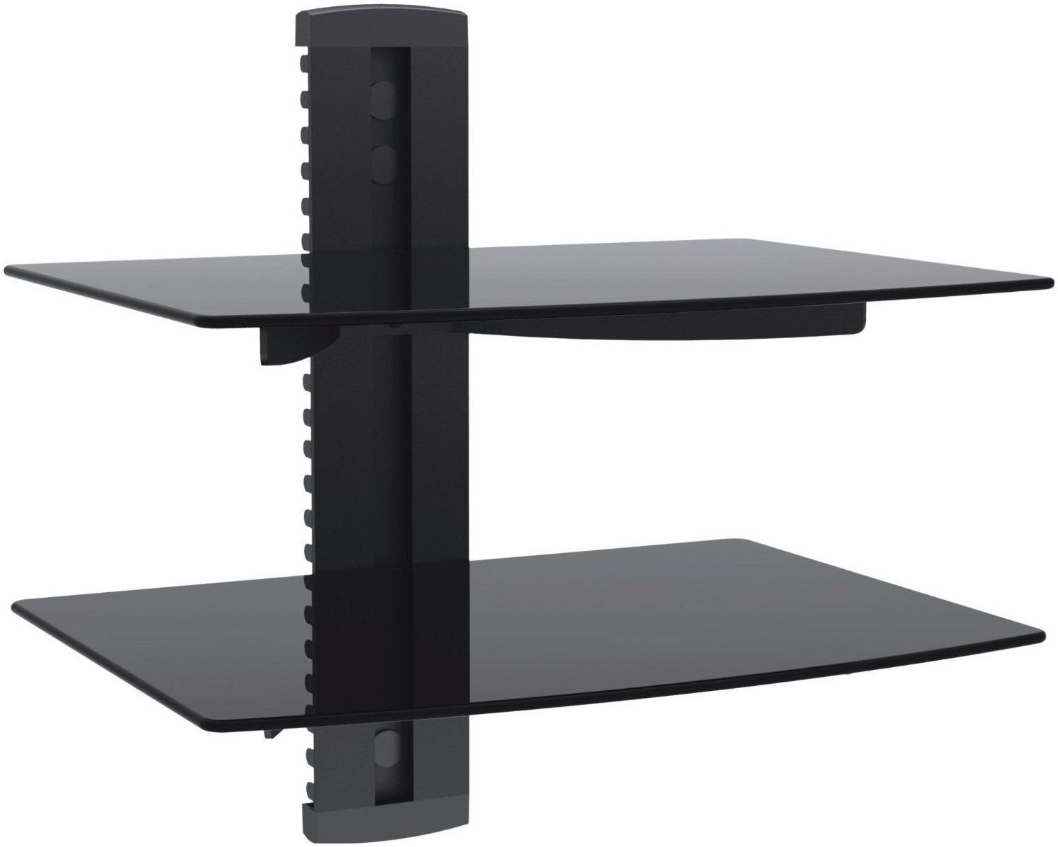 Black Glass Floating Shelves Uk Amazoncom 2xhome Tv Wall Mount With Regard To Wall Mounted Black Glass Shelves (Photo 13 of 15)