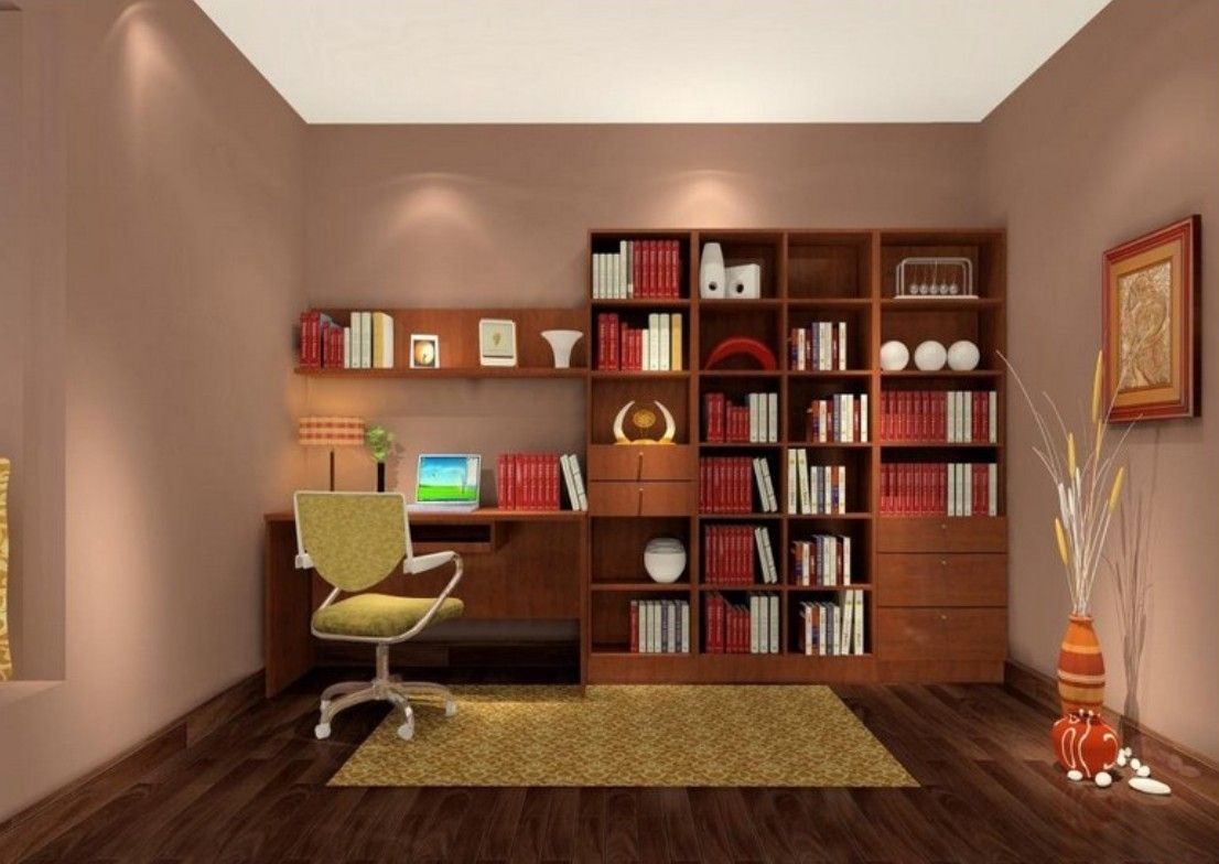 Bookcase Room Study Room Design Ideas Modern Study Room Interior Regarding Study Bookcase (View 13 of 15)