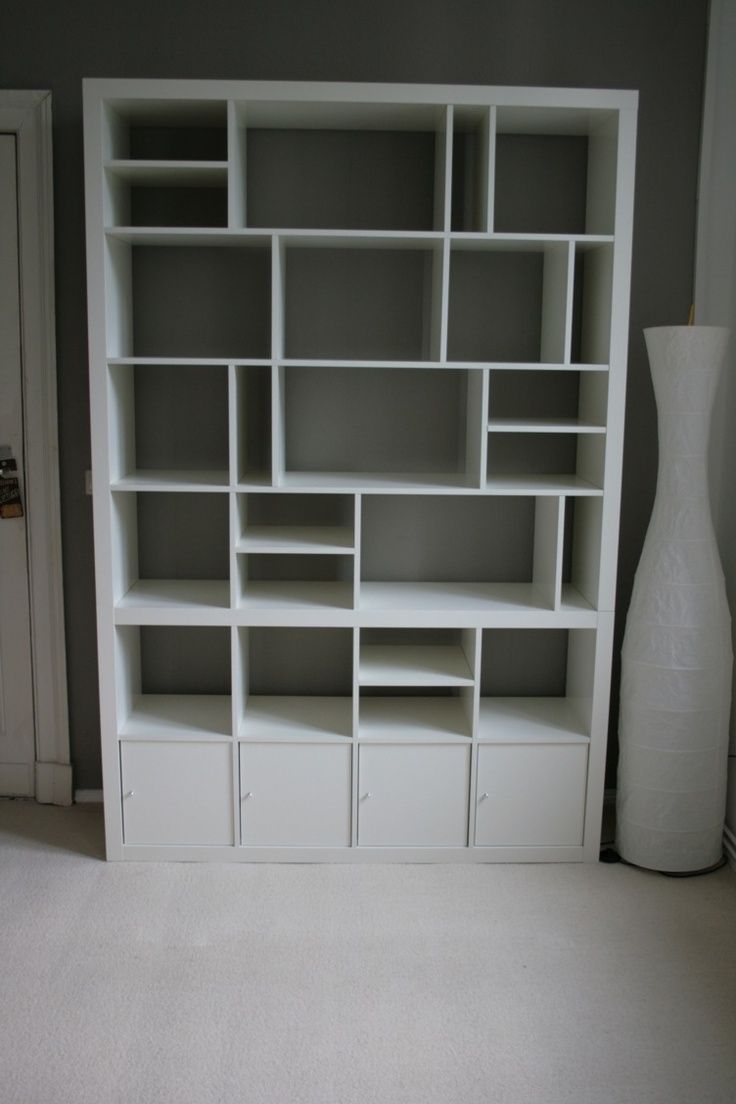 Bookshelf Amazing Ikea Tall Shelf Ashley Bookshelves Ikea Wall With Bookcase With Bottom Cabinets (Photo 11 of 15)