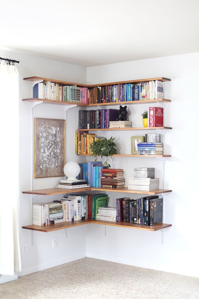 Build Organize A Corner Shelving System Corner Shelving In Study Shelving Ideas (View 2 of 15)