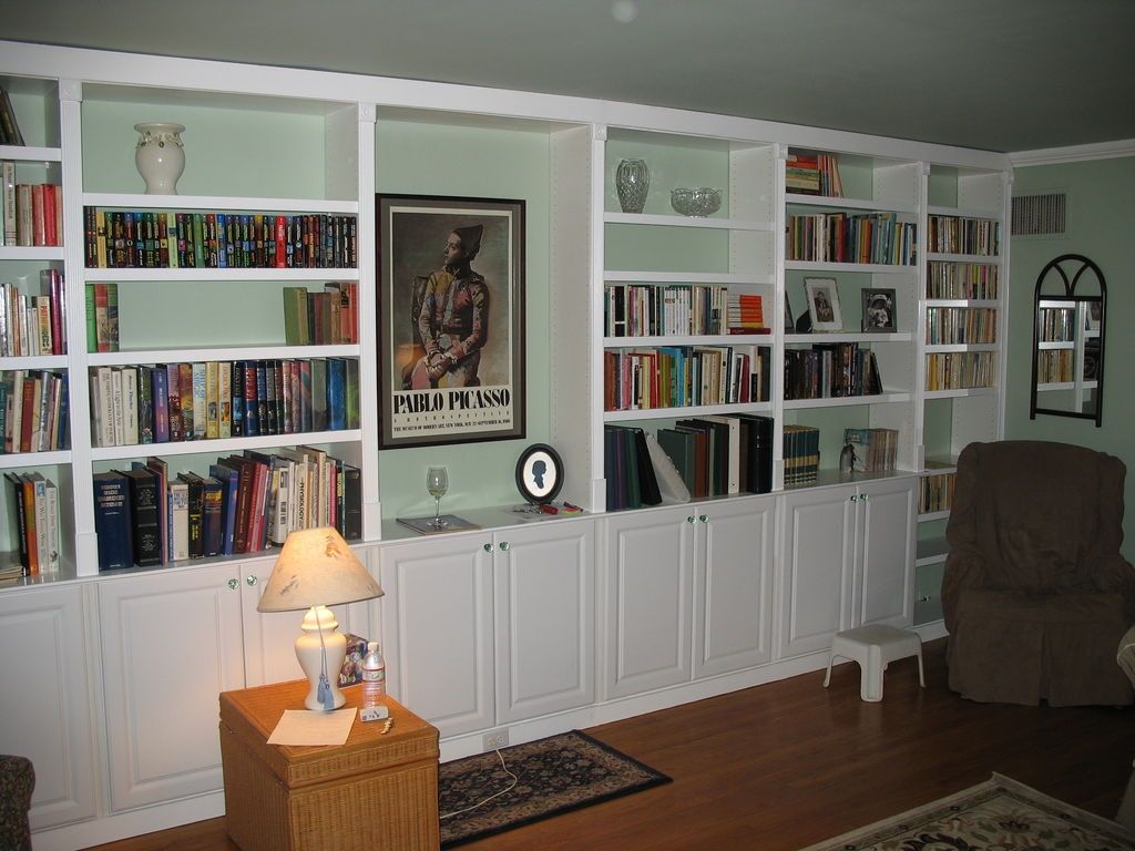 Built In Book Cases 5 Steps With Pictures For Built In Bookshelves With Tv (Photo 14 of 15)