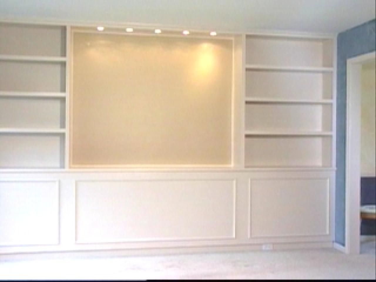 Built In Bookshelves Around Tv Idi Design Regarding Built In Bookshelves With Tv (Photo 4 of 15)
