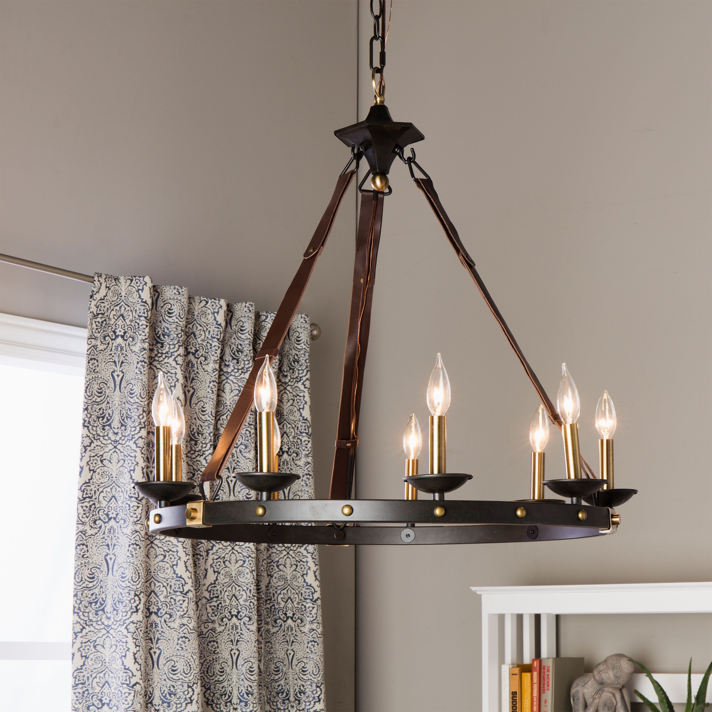 Cavalier 9 Light Black Chandelier Black Metal And Chandeliers With Regard To Large Black Chandelier (View 7 of 12)
