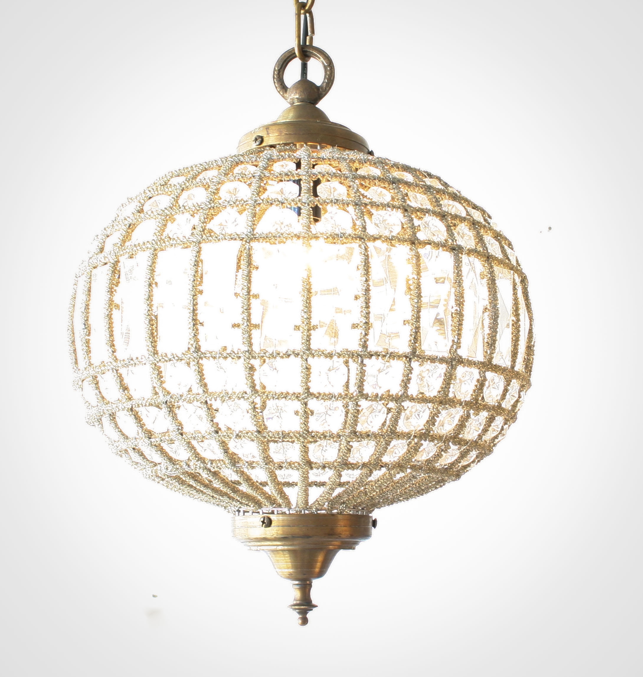 Featured Photo of 12 Ideas of Crystal Globe Chandelier