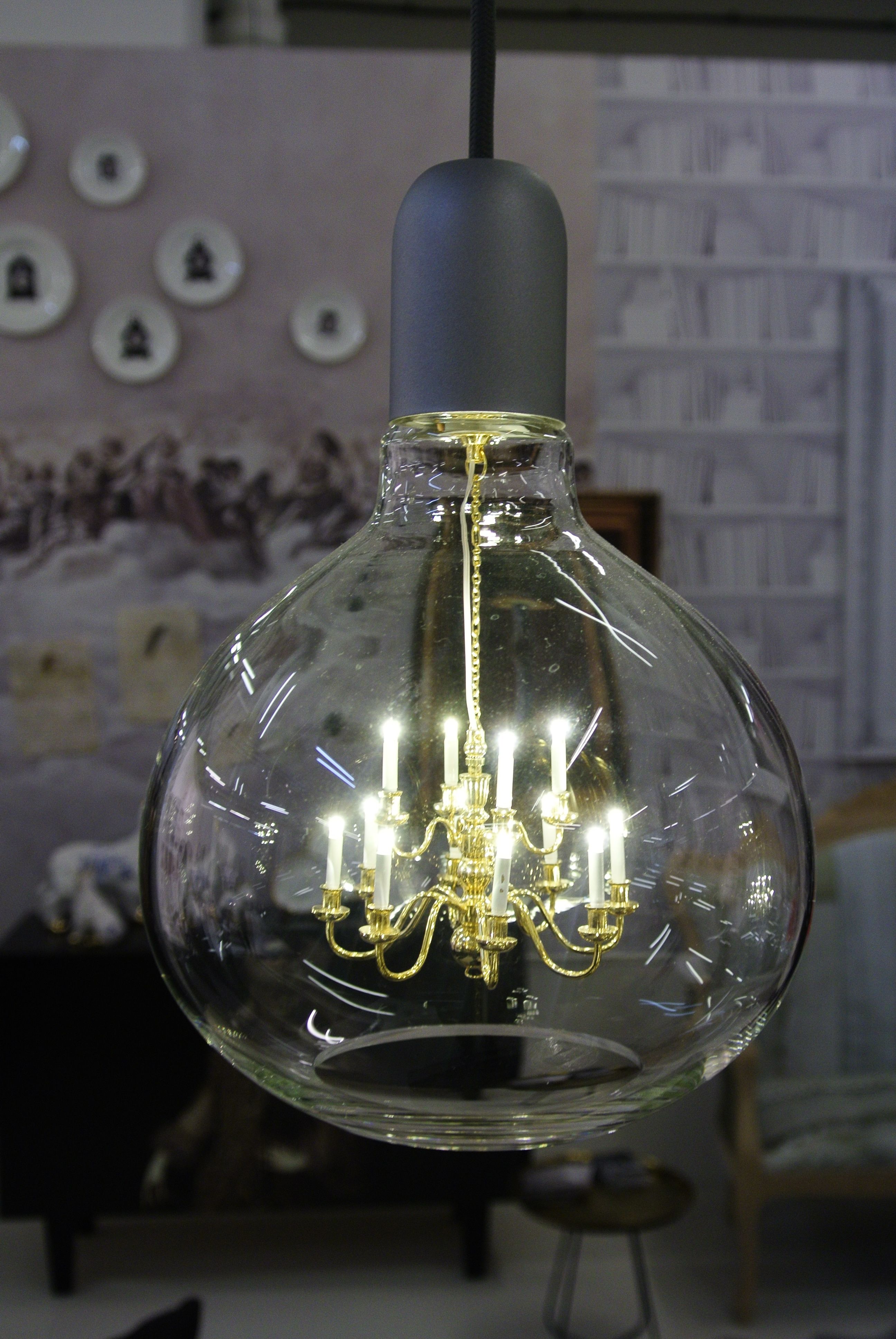 Chandelier Within A Bulb Mineheart Shown At Superbrandstent Pertaining To Weird Chandeliers (Photo 2 of 12)