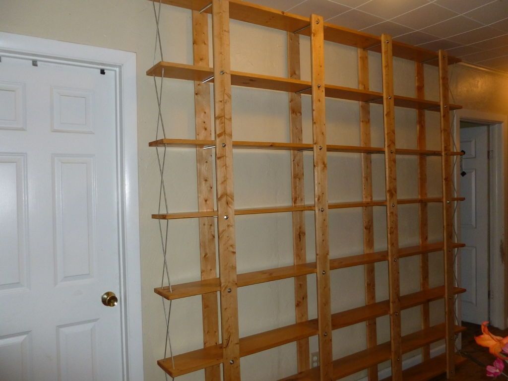 Cheap Easy Low Waste Bookshelf Plans 5 Steps With Pictures Regarding Backless Bookshelves (View 12 of 15)