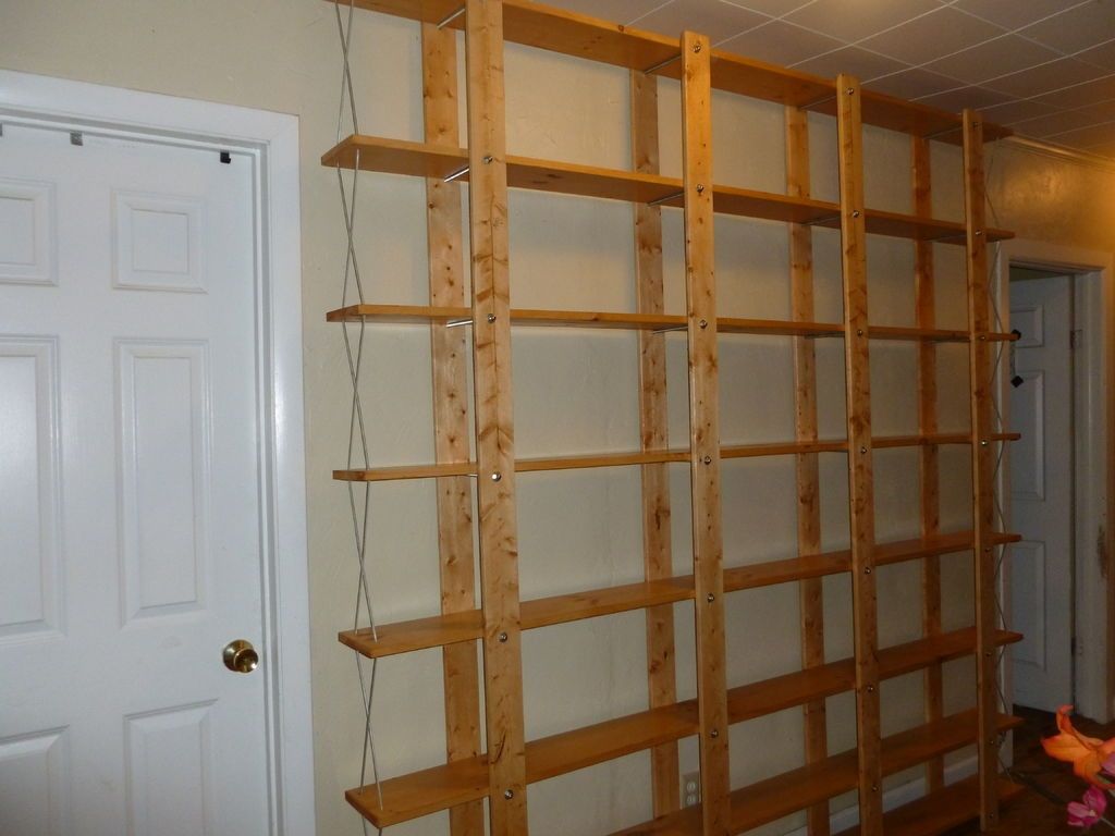 Cheap Easy Low Waste Bookshelf Plans 5 Steps With Pictures Within Large Bookcase Plans (View 2 of 15)