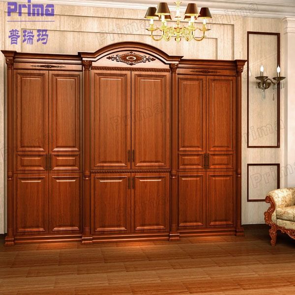 Cheap Modern Oaksolid Woodlaminated Wooden Sliding Door Bedroom Pertaining To Large Wooden Wardrobes (Photo 8 of 15)