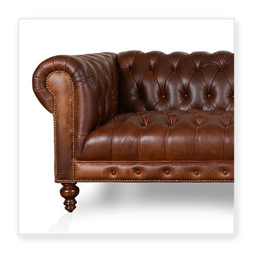 Cococo Custom Chesterfield Leather Tufted Sofas Made In Usa Within Tufted Leather Chesterfield Sofas (Photo 2 of 15)
