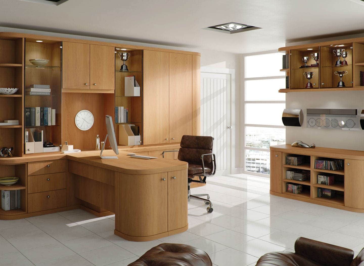 Contemporary Fitted Home Office Furniture Strachan With Regard To Fitted Study Furniture (Photo 106 of 264)