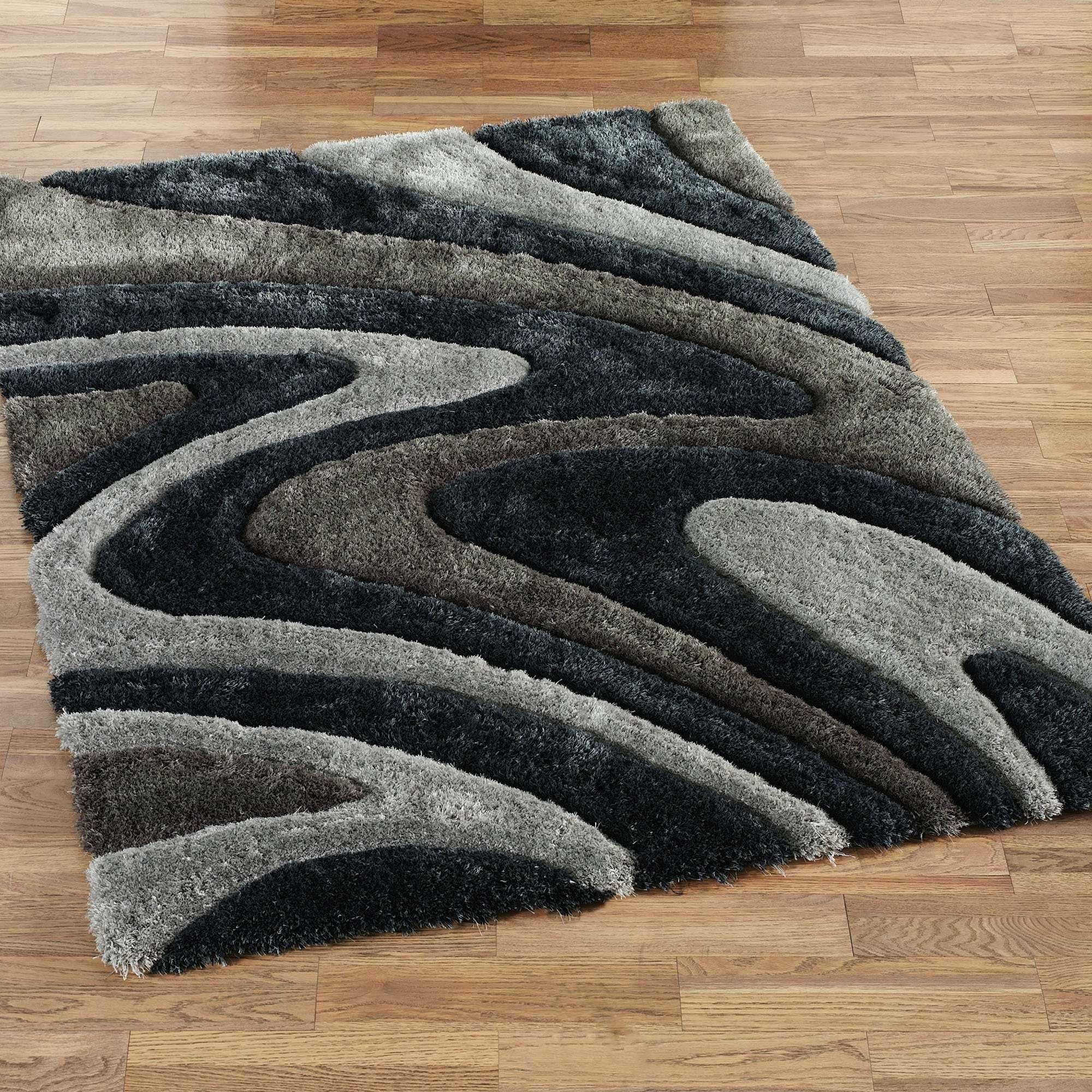 Contemporary Shag Area Rugs With Regard To Modern Wool Area Rugs (View 11 of 15)
