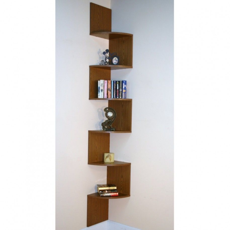 Corner Bookshelf The Concept To Economize A Space Small Corner Within Bookshelf Designs For Home (View 13 of 15)