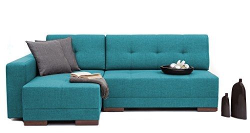 Corner Convertible Turquoise Left Side Sofa Bed Best Sofas In Aqua Sofa Beds (View 4 of 15)