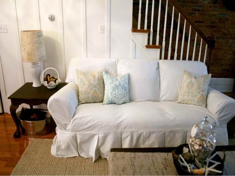 Couch Slipcovers Online Shop European Style Embroidered And Throughout Slipcovers Sofas (View 13 of 15)