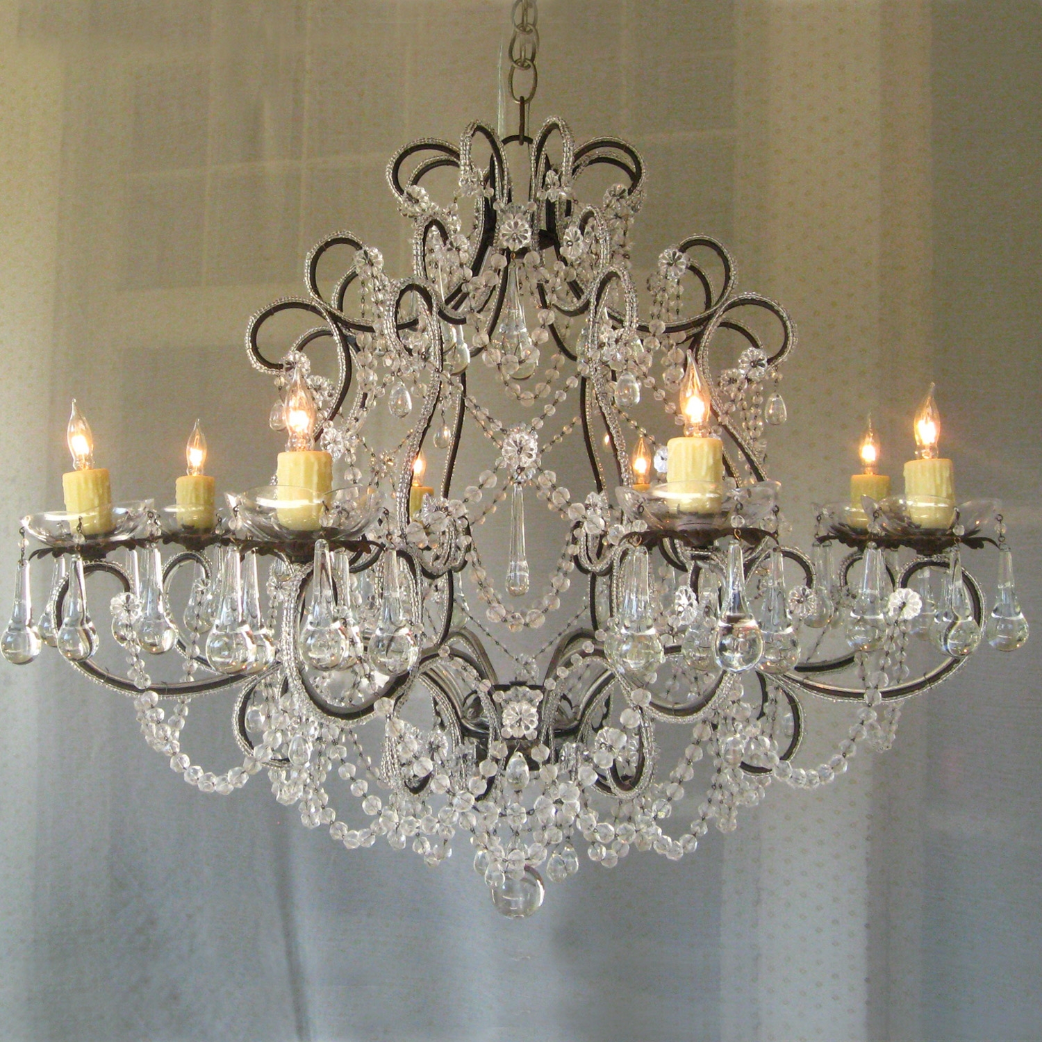 Country Chic Chandelier Lightupmyparty In Country Chic Chandelier (Photo 1 of 12)