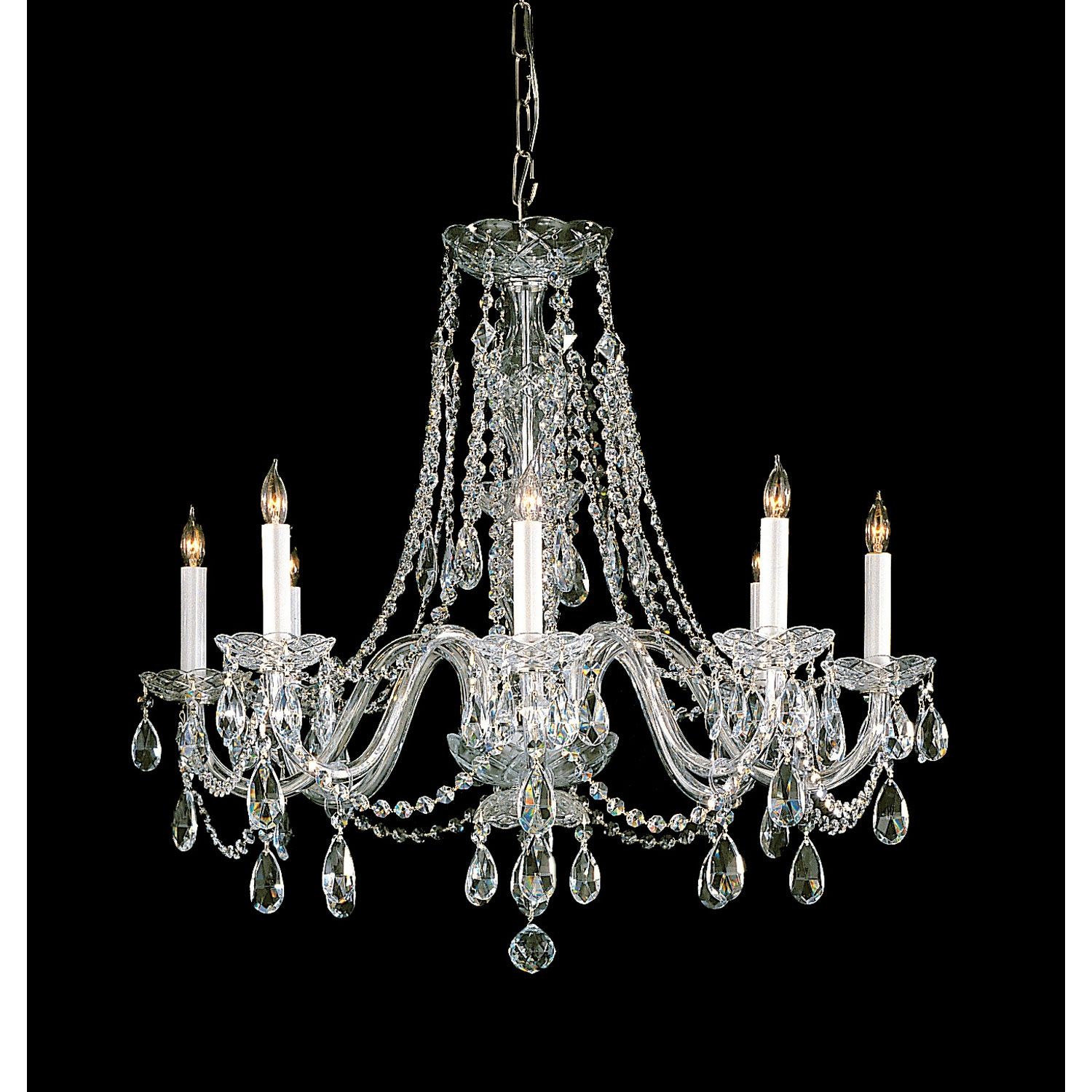 Crystorama Lighting Group Traditional Polished Brass Eight Light Within Traditional Chandelier (Photo 7 of 12)