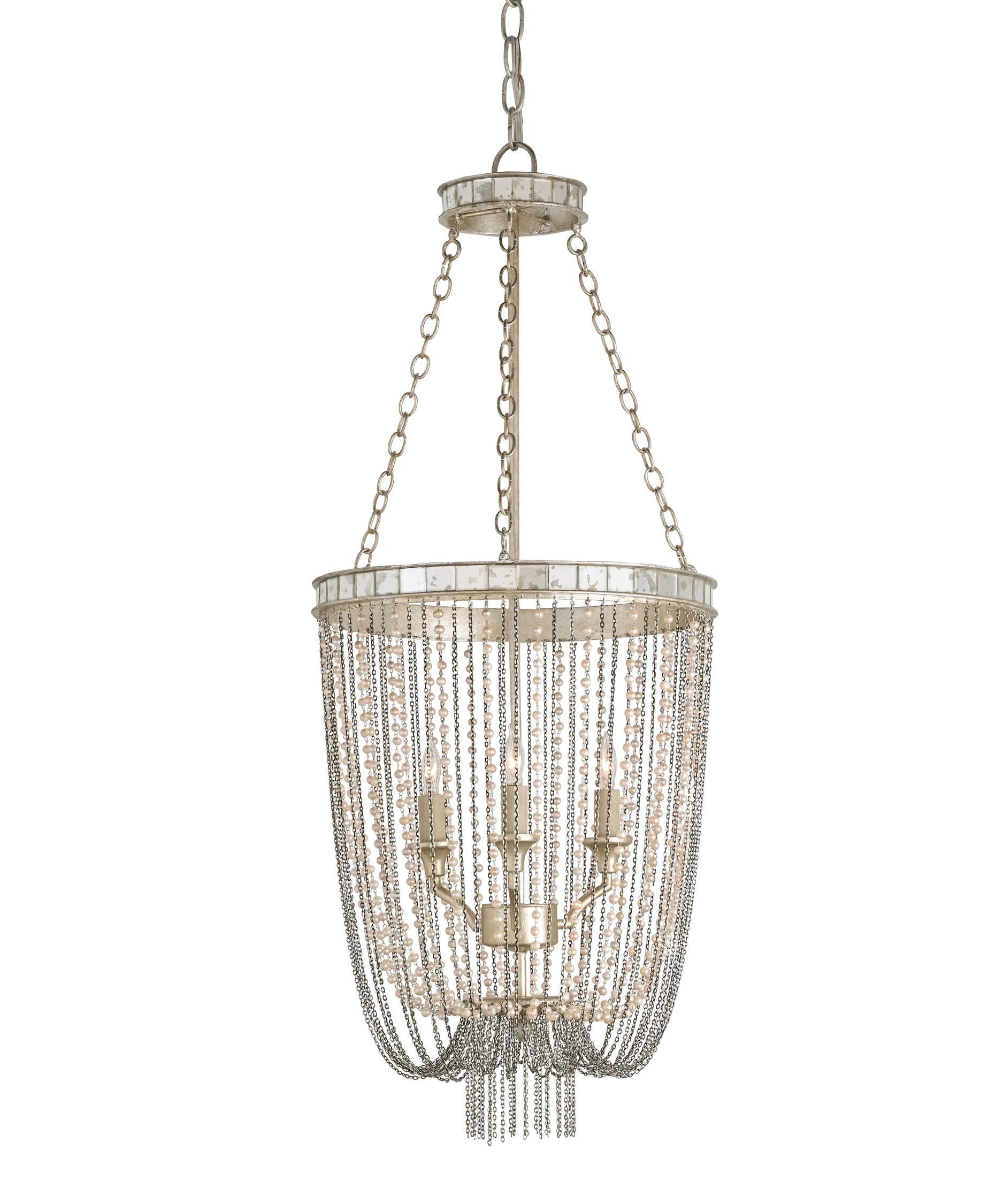 Currey And Company 9621 Socialite 14 Inch Wide 3 Light Mini Within Chandelier Mirror (Photo 7 of 12)