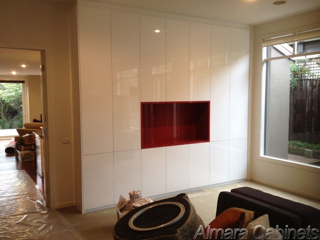 Custom Furniture In Built Wardrobes Study Office Wall Units Inside Living Room Fitted Cabinets (Photo 9 of 15)