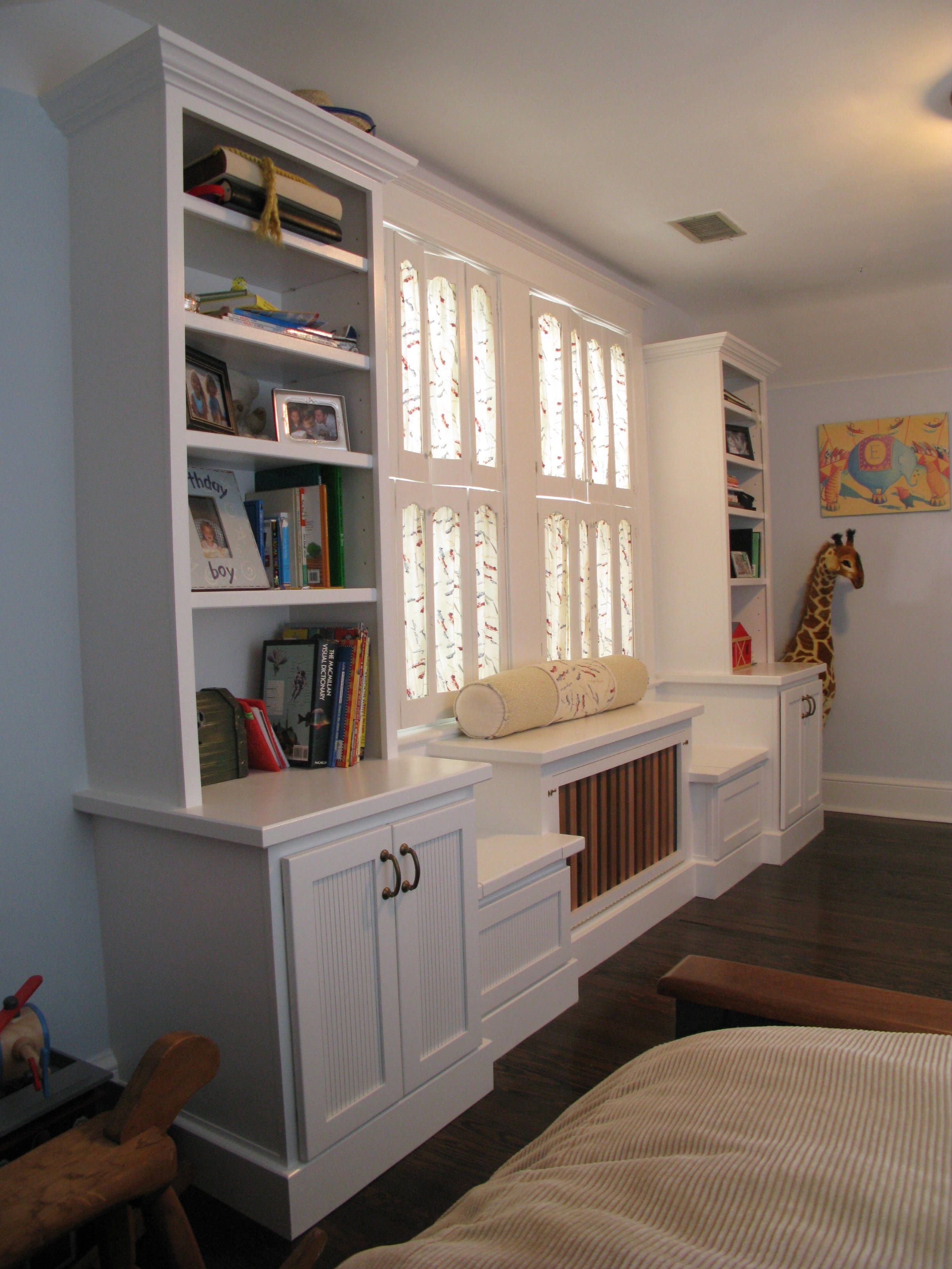 Custom Home Renovations Wasington Dc Archive Four Brothers Llc Within Radiator Covers With Bookshelves (View 15 of 15)