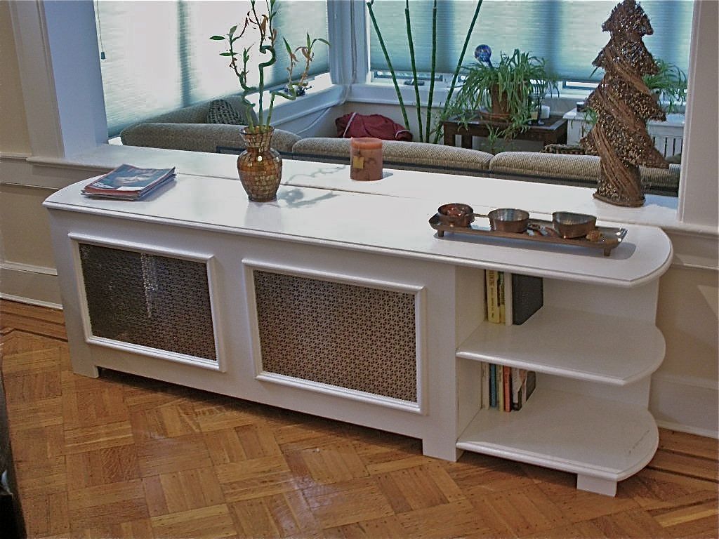 Custom Made Radiator Cover With Attached Bookshelf With Radiator Covers With Bookshelves (View 4 of 15)