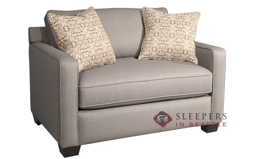 Customize And Personalize Parker Twin Fabric Sofa Fairmont Within Twin Sleeper Sofa Chairs (View 3 of 15)