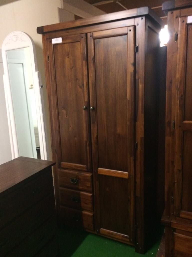 Dark Wood Wardrobes Two Left In Dungannon County Tyrone Gumtree In Dark Wood Wardrobes (View 10 of 15)