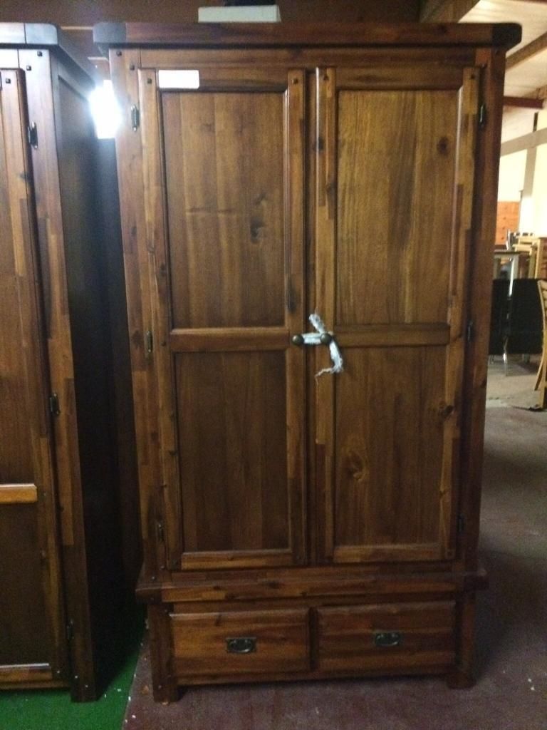 Dark Wood Wardrobes Two Left In Dungannon County Tyrone Gumtree Pertaining To Dark Wood Wardrobes (View 9 of 15)