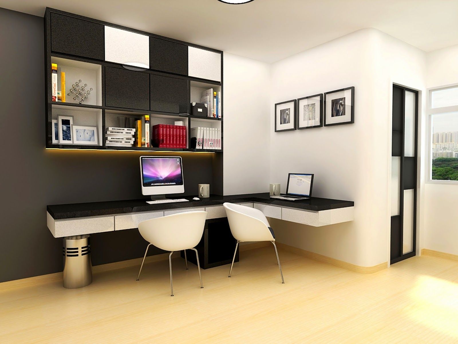 Design Inspirations 10 Neat Yet Fun Study Room Ideas For With Study Shelving Ideas (Photo 13 of 15)