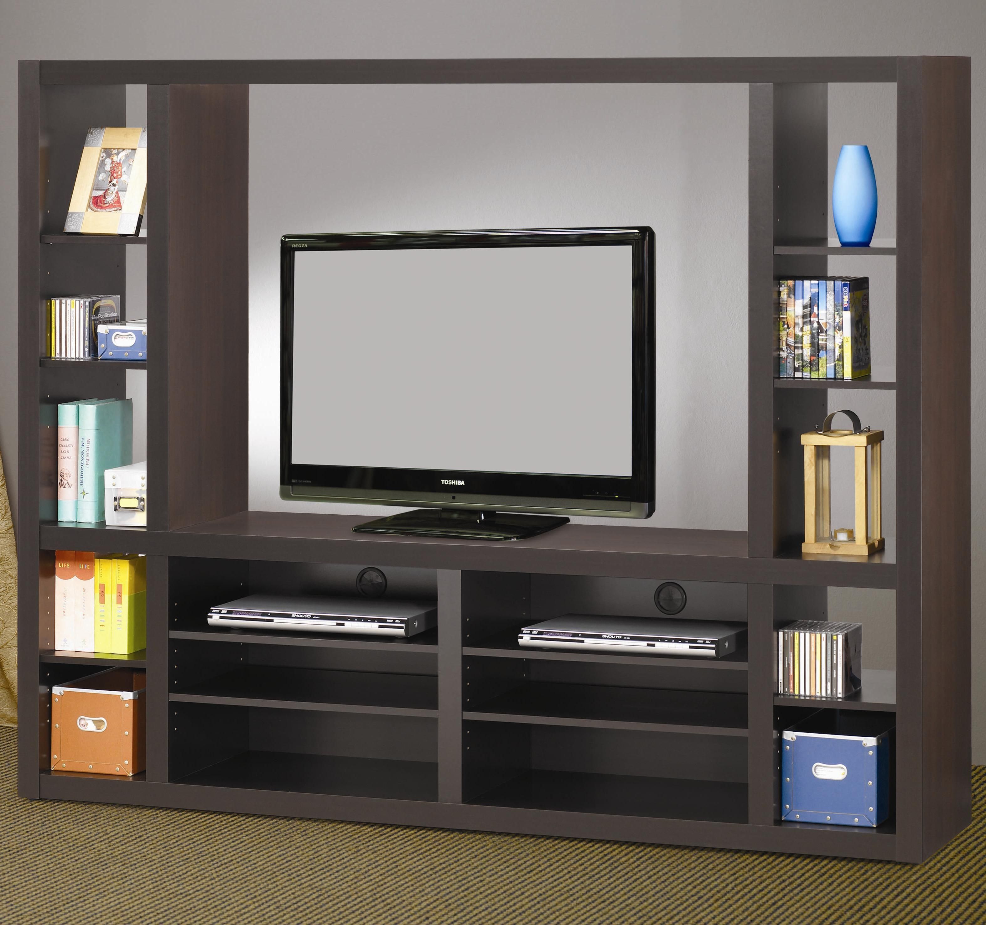 Diy Wall Tv Unit For Living Room Wood Cabinet With Hd Units Inside Tv Bookshelf Unit (Photo 14 of 15)