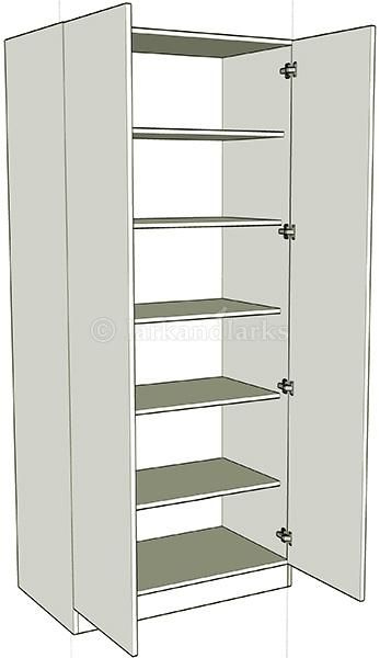 Double Wardrobe Shelf Units Lark Larks For Wardrobe With Shelves (View 2 of 15)