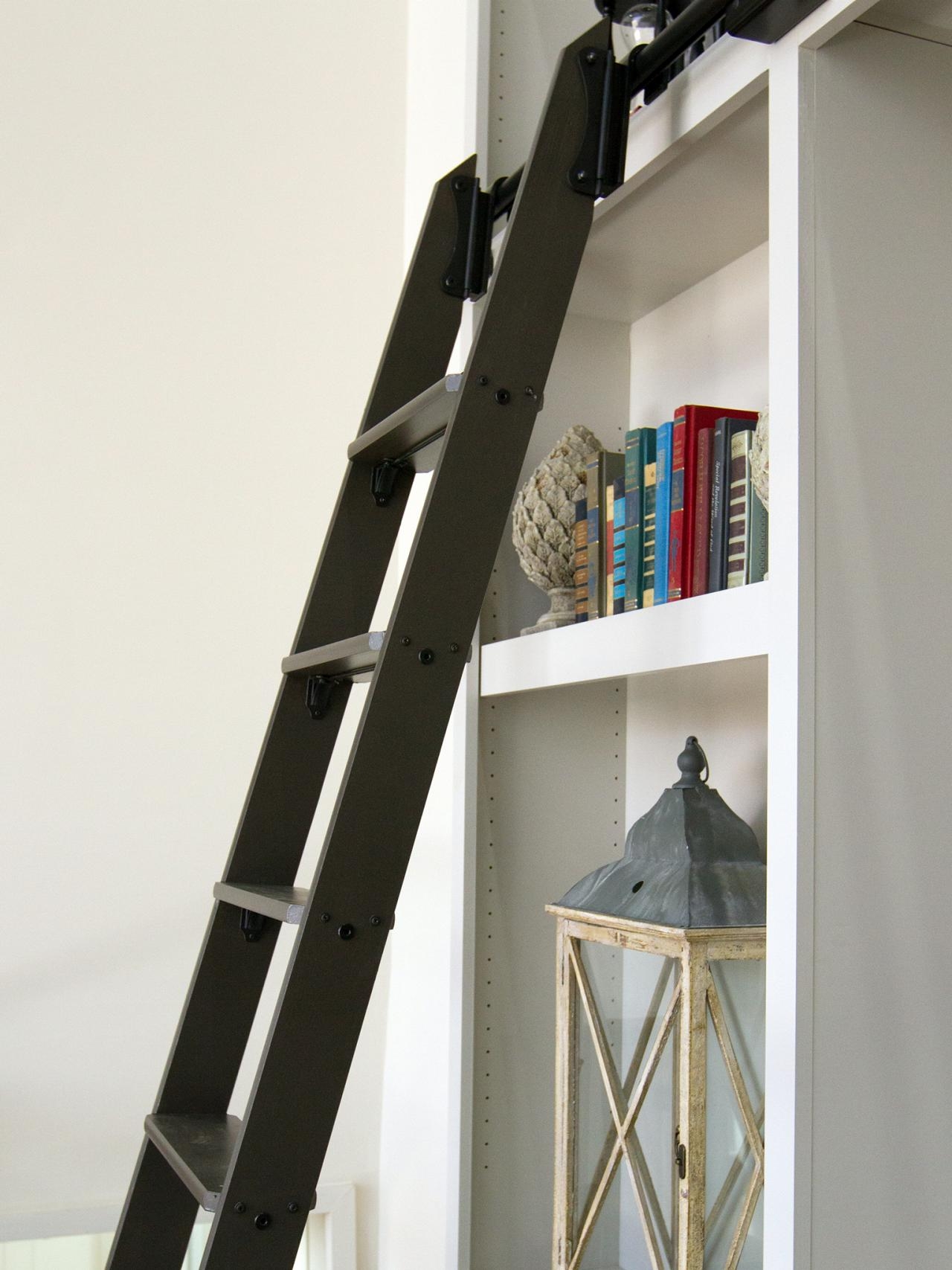 Extraordinary Ladder Closet Roselawnlutheran With Wooden Library Ladders (View 8 of 15)