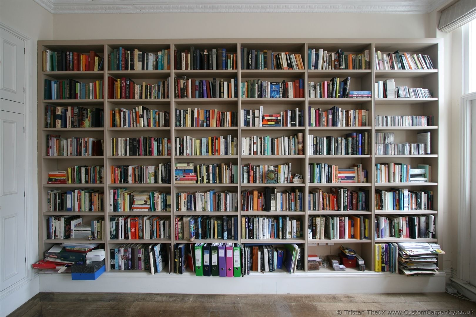 First Bespoke Fitted Bookcase I Ever Built Empatika With Regard To Fitted Shelving (Photo 11 of 15)