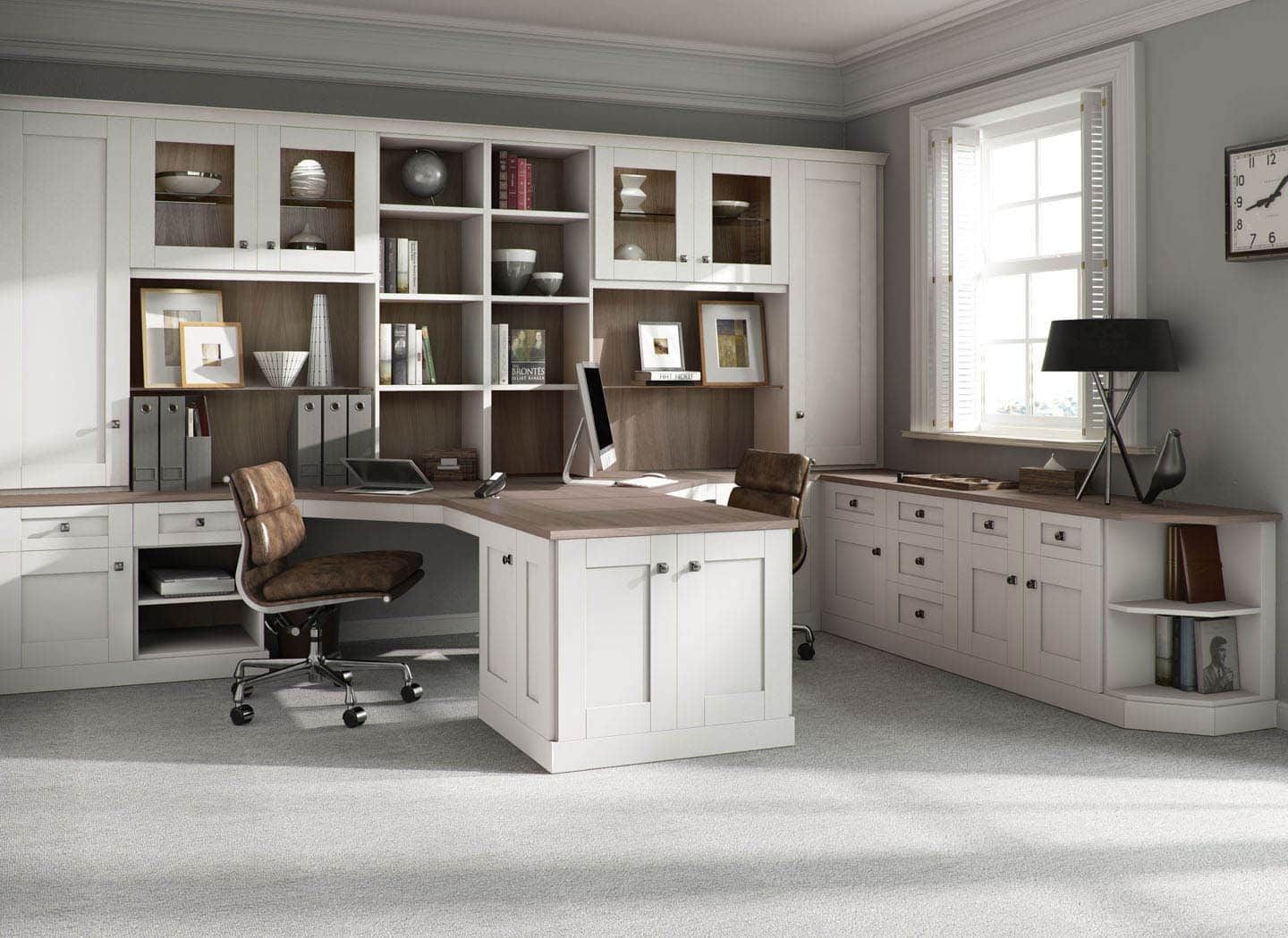 Fitted Home Office Furniture That Makes Work A Pleasure With Fitted Study Furniture (Photo 111 of 264)