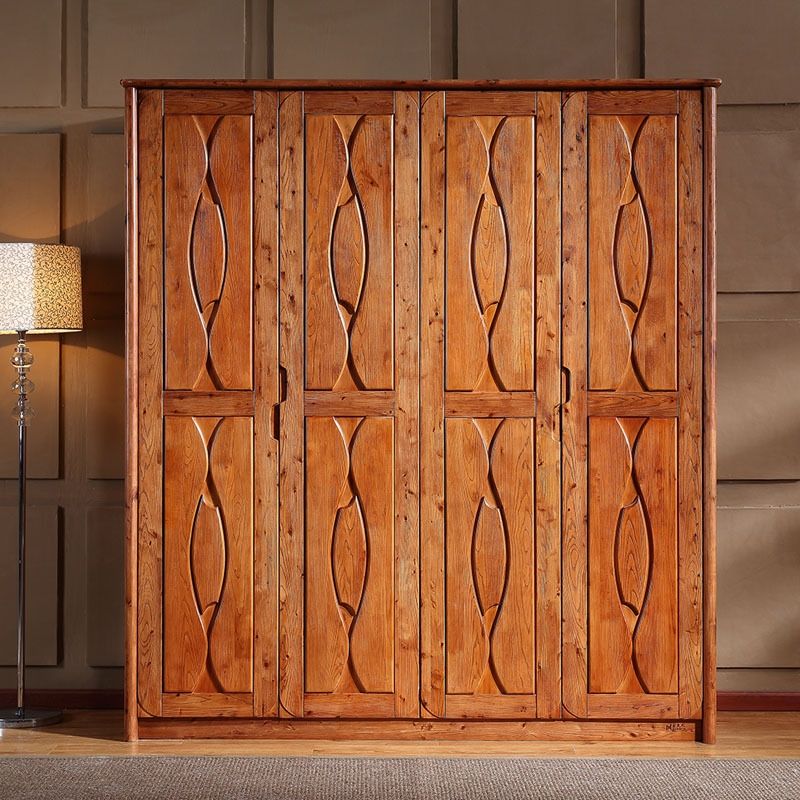 Friends Classical Chinese Wooden Wardrobe Solid Wood Wardrobe With Regard To Solid Wood Wardrobe Closets (View 11 of 15)