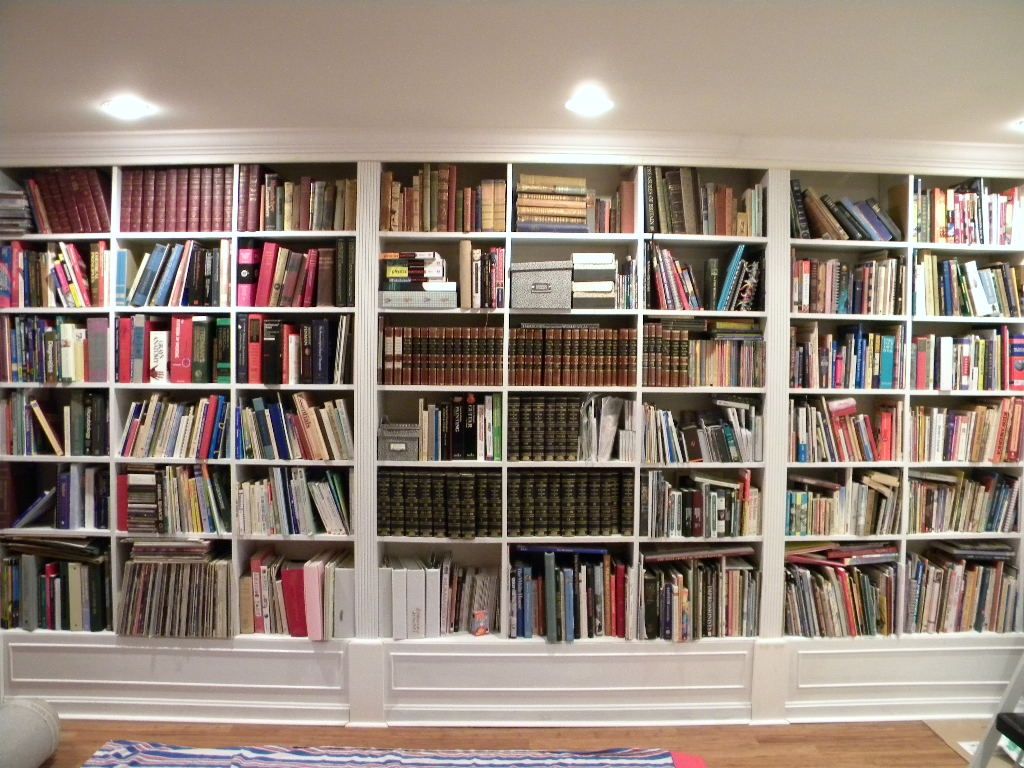 Full Wall Bookcases Nanobuffet Regarding Full Wall Bookshelf (Photo 94 of 264)