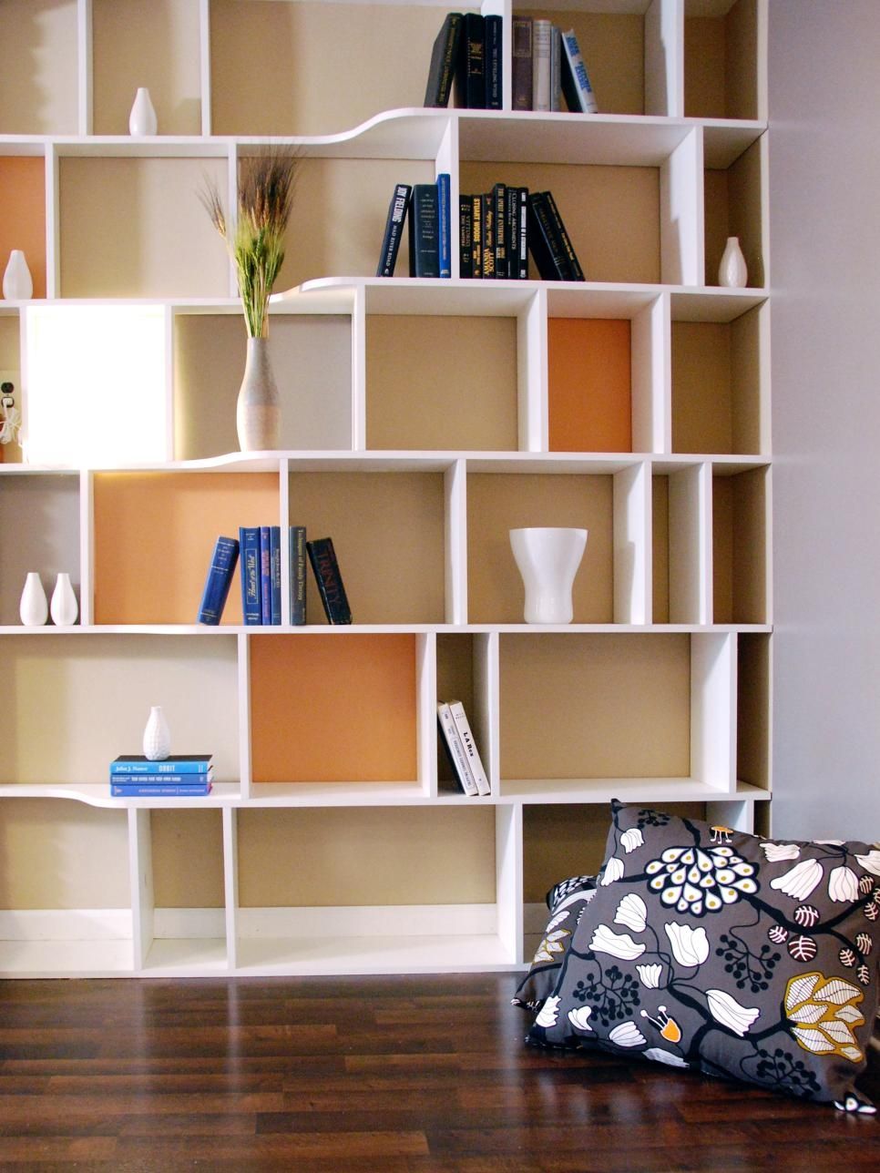 Functional And Stylish Wall To Wall Shelves Hgtv With Full Wall Shelving Units (View 2 of 15)