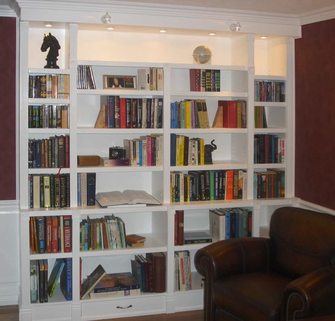 15 Inspirations Full Wall Bookcases