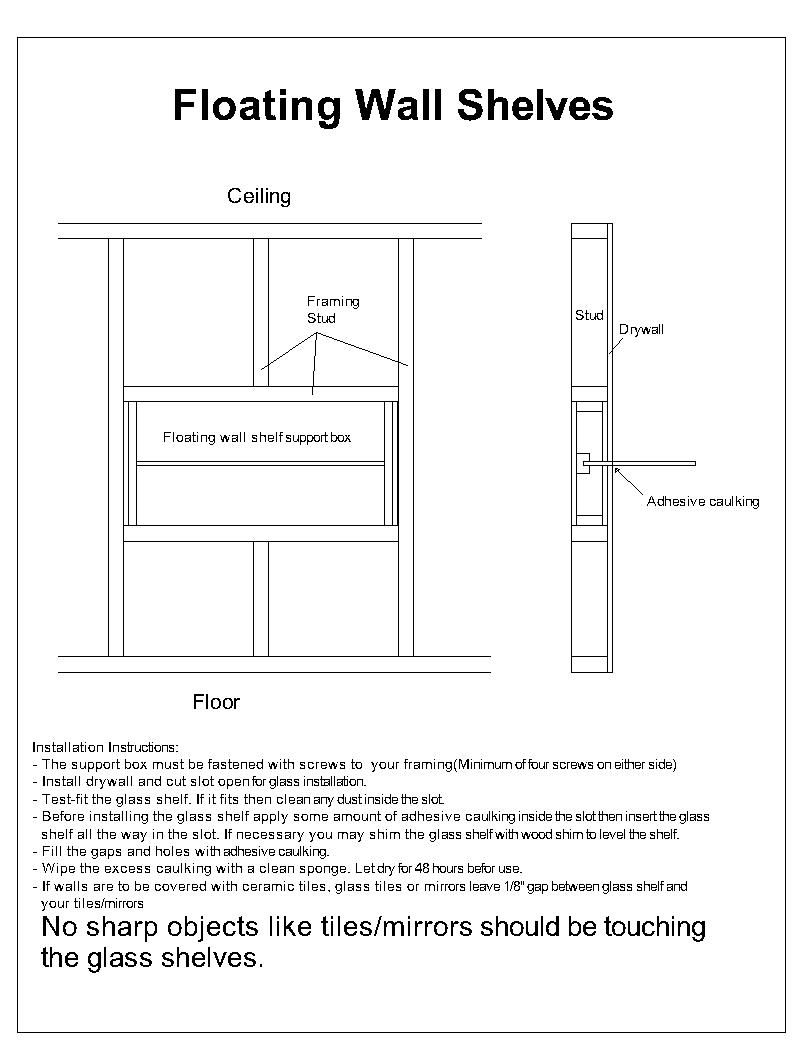 Glass Shelves Glass Shelving Regarding Free Floating Glass Shelves (View 3 of 12)