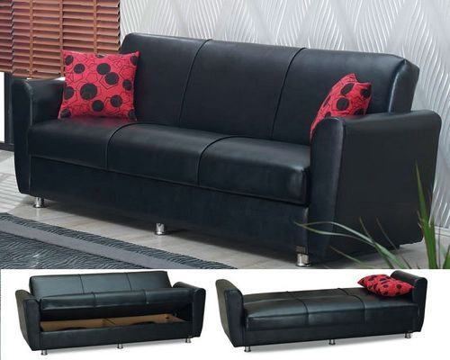 Great Leather Sofa Bed With Storage With Leather Sofa Bed With In Leather Sofa Beds With Storage (Photo 10 of 15)