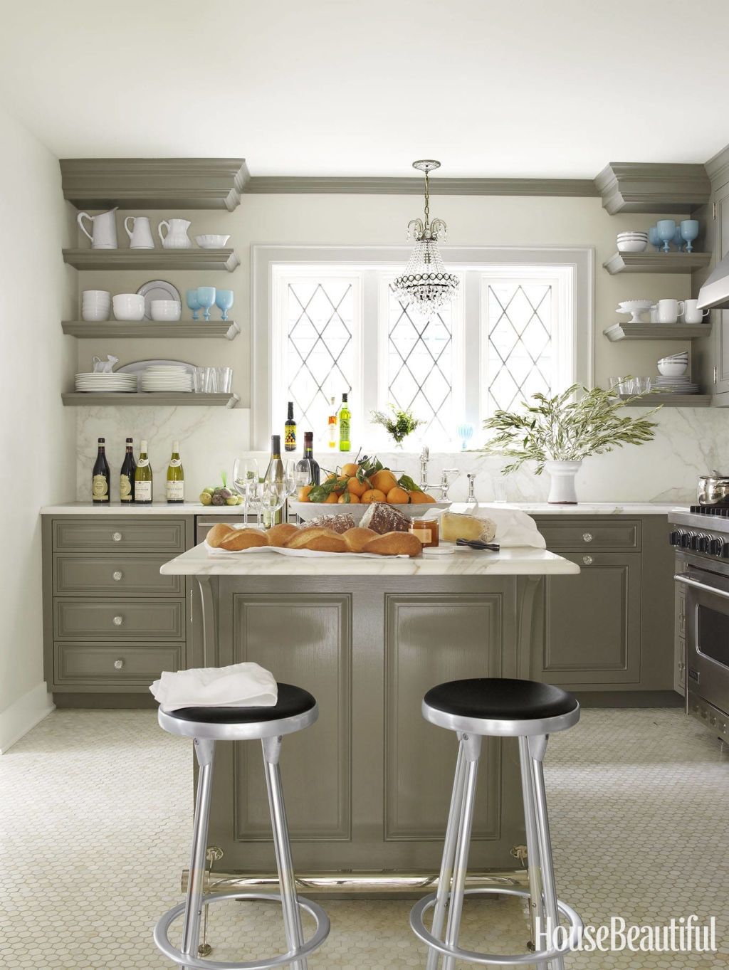 Hate Open Shelving These 15 Kitchens Might Convince You Otherwise Intended For Kitchen Shelves (View 8 of 12)