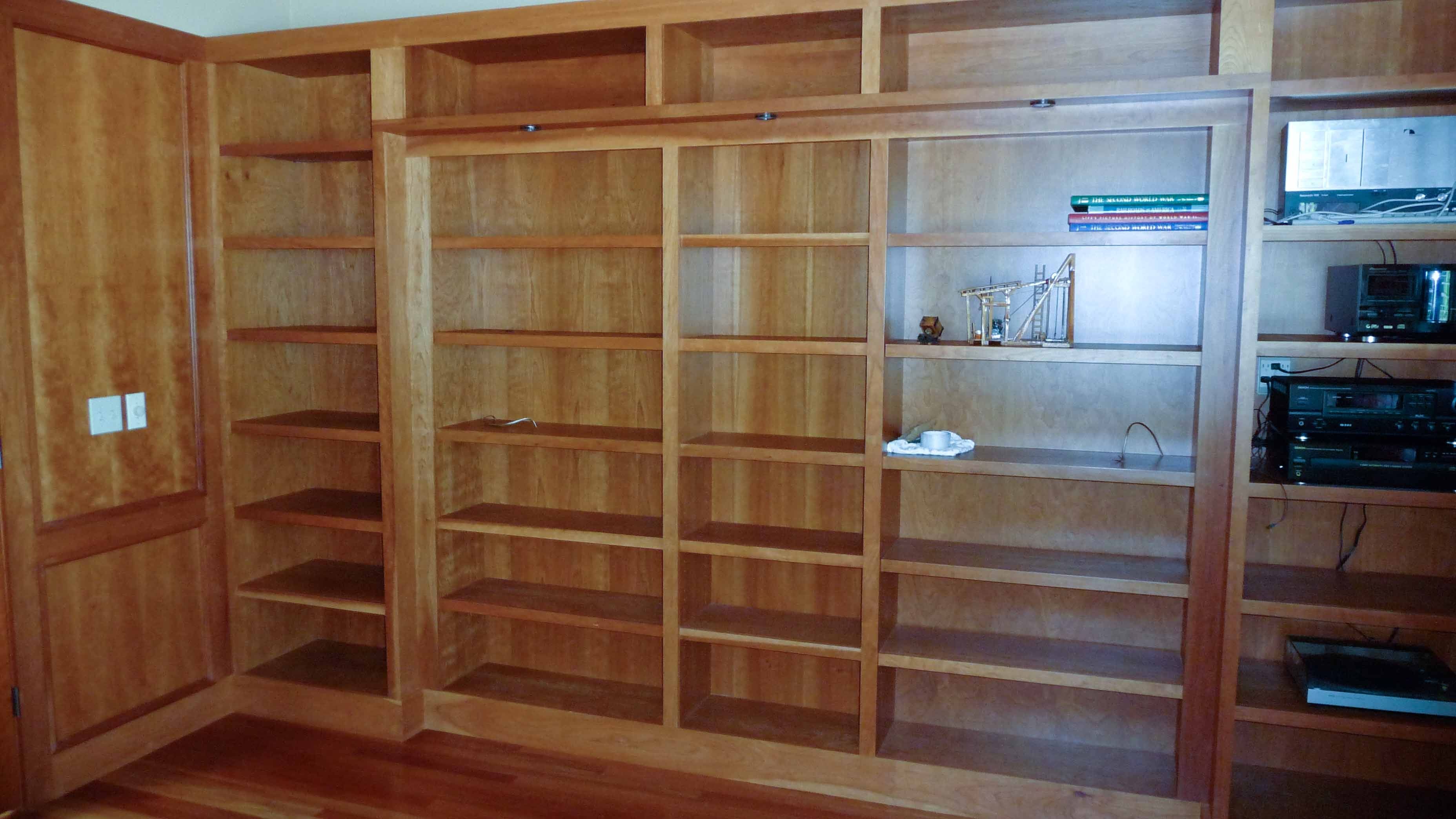 Hidden Pivot Bookcase Installation Thisiscarpentry Intended For Built In Bookcase Kit (Photo 2 of 15)