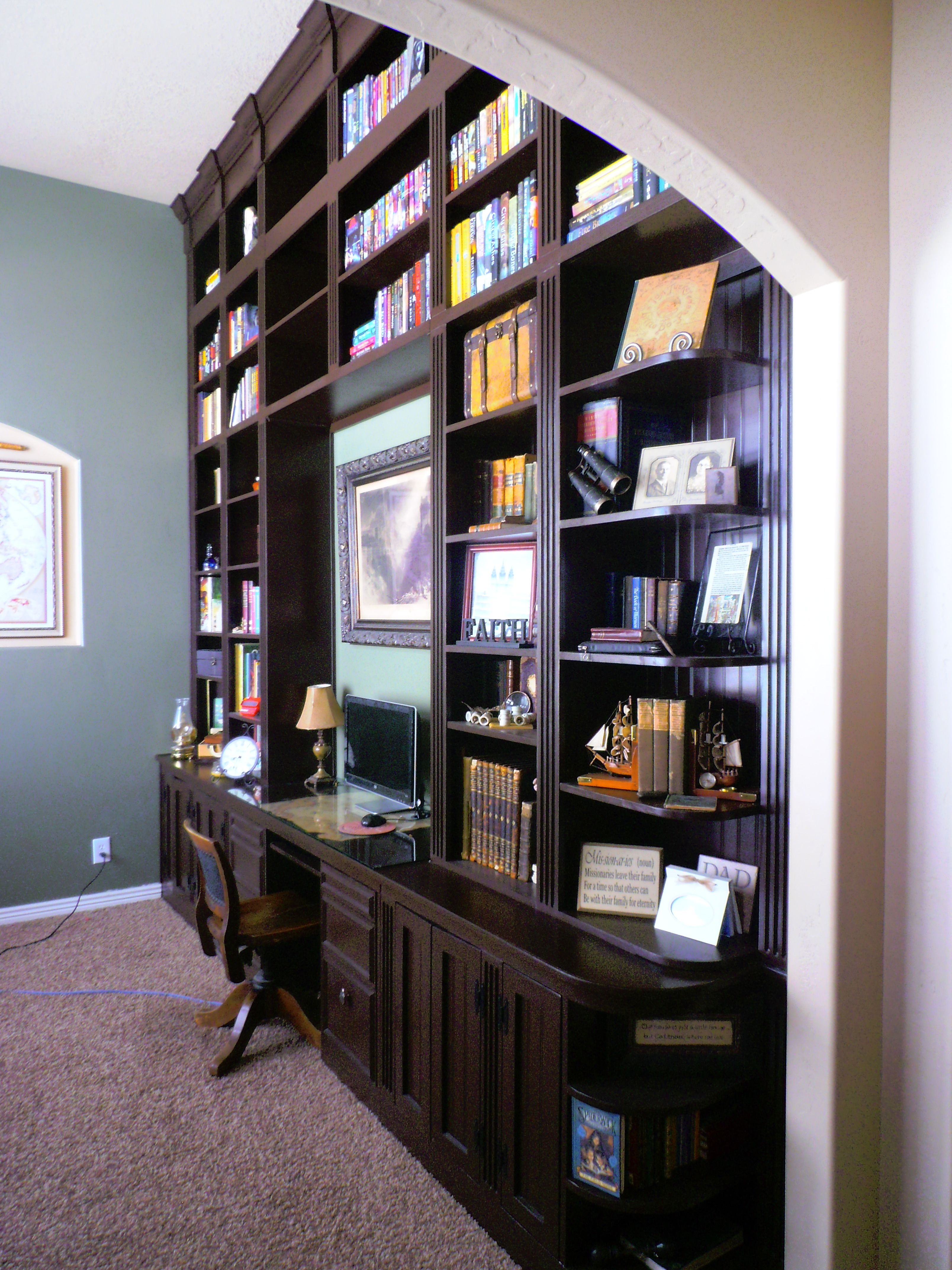 Home Home Library Wall Units In Home Library Wall Units (Photo 10 of 15)