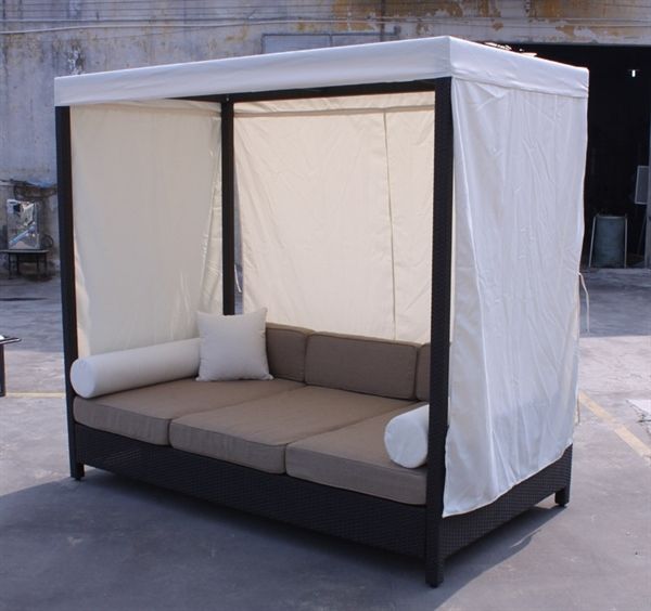 Household Gallery Daybed Sofa With Canopy Intended For Outdoor Sofas With Canopy (View 9 of 15)