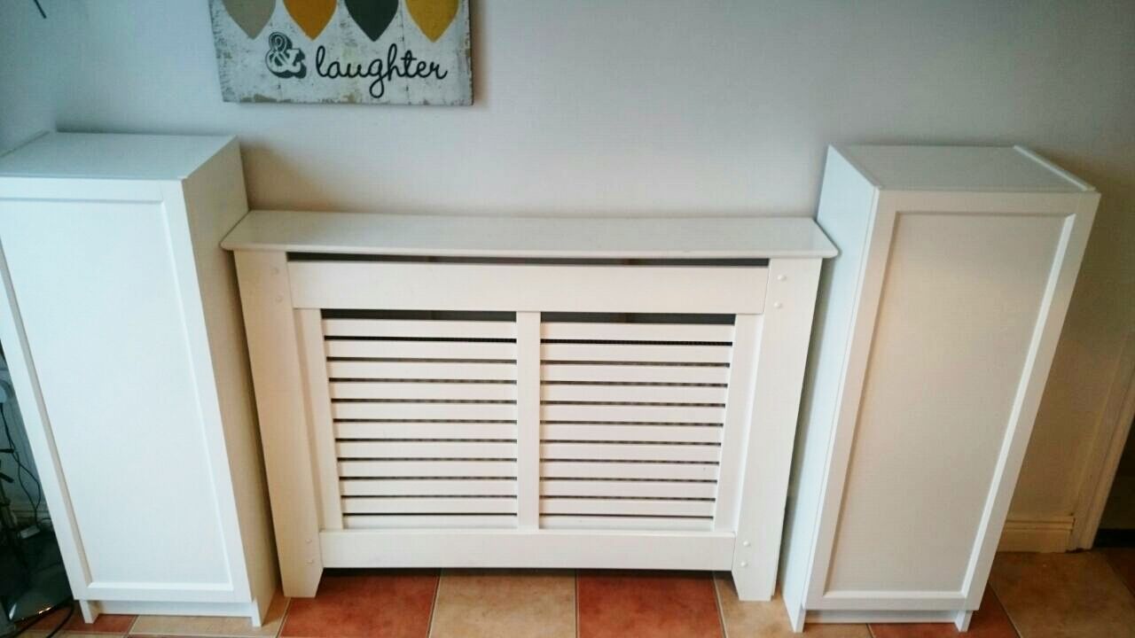 Ikea Hack For Built In Dining Room Storagewhen You Have To Work Within Radiator Cover And Bookcase (View 13 of 15)