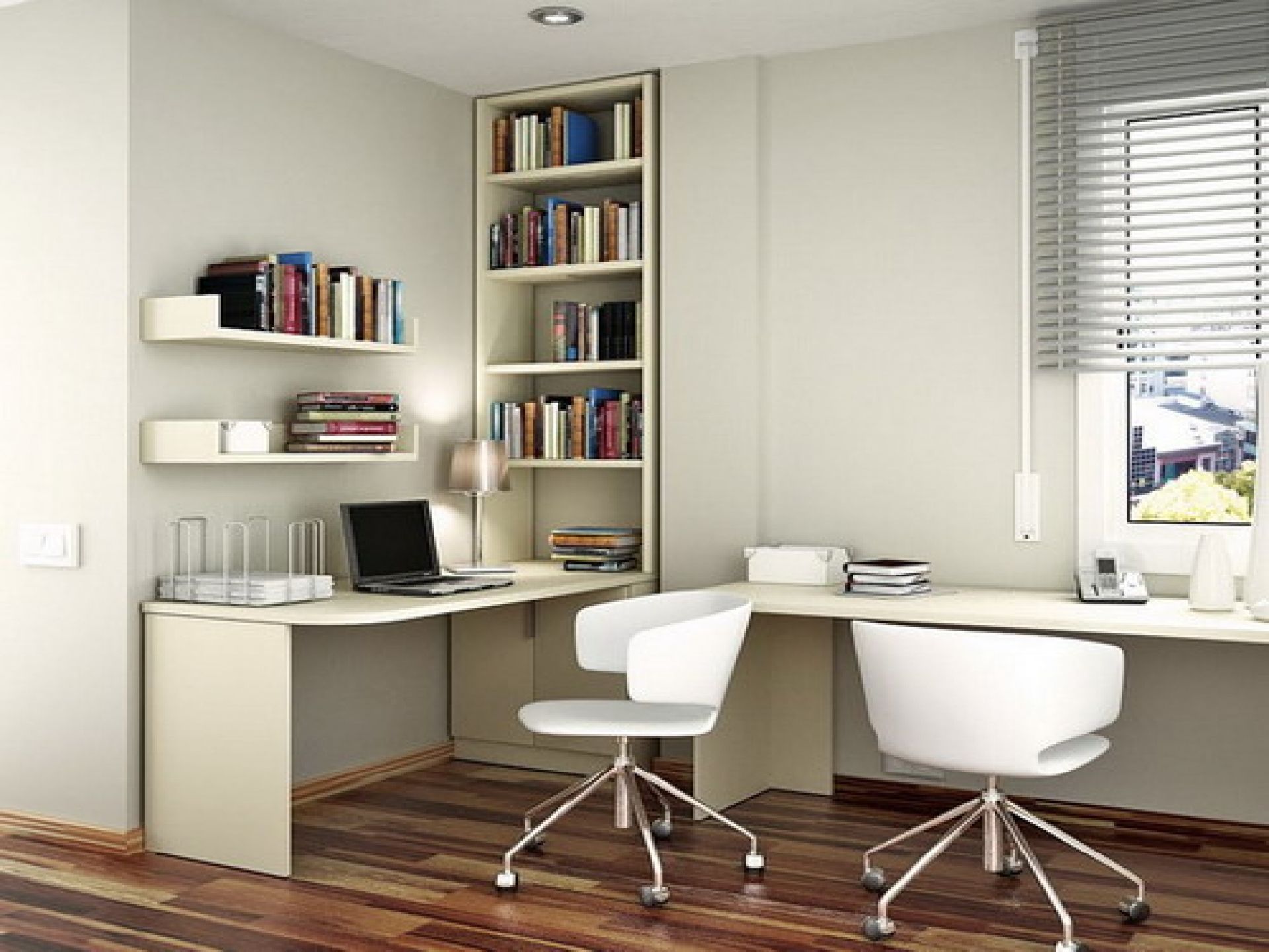 L Shaped Desk With Shelves Throughout Study Desk With Bookshelf (View 11 of 15)