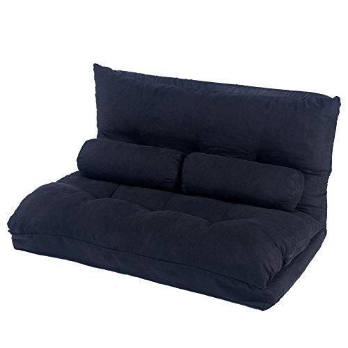 Life Carver Adjustable Floor Double Sofa Bed Thicken Padded Regarding Cushion Sofa Beds (Photo 10 of 15)