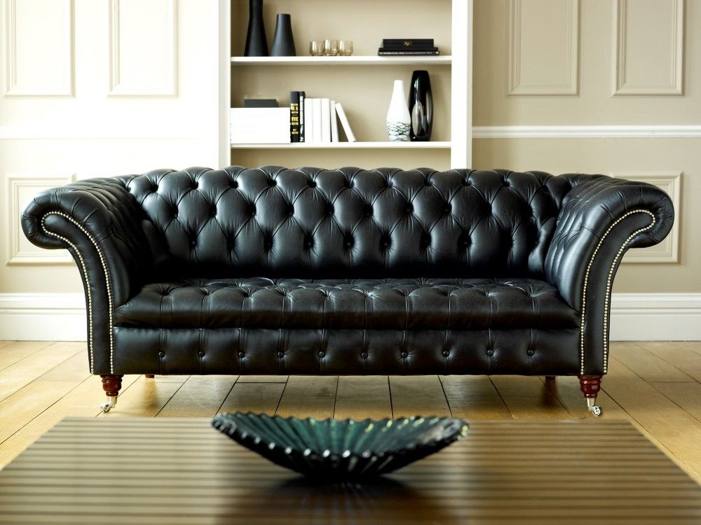 Lovable Chesterfield Tufted Leather Sofa Chesterfield Leather Sofa With Tufted Leather Chesterfield Sofas (Photo 4 of 15)
